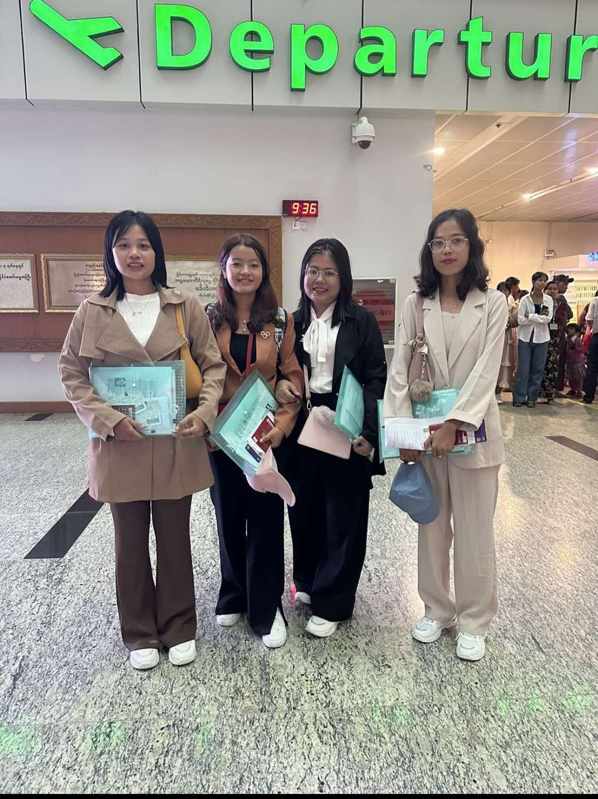 技能実習生 4名出国