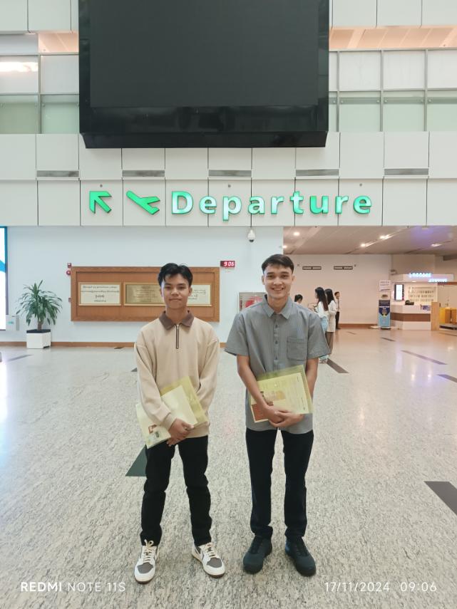 技能実習生 2 名出国
